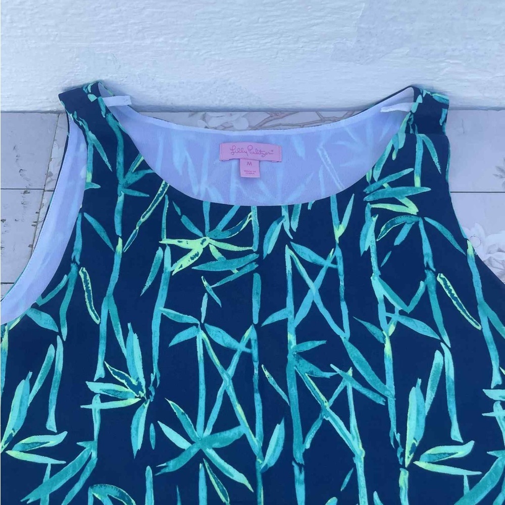 Lilly Pulitzer Vibrant Floral Dress with Pink and Green - Picture 5 of 7
